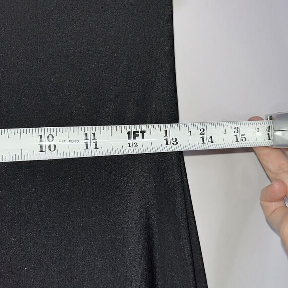 MSK Dress Womens Small Black blue green Strapless Paisley Print Floor Maxi - Picture 11 of 13